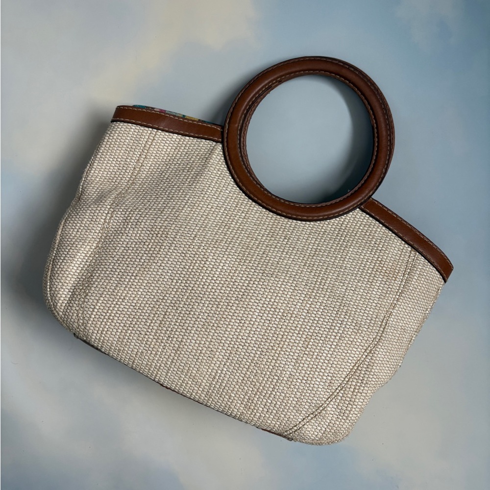 Cute Boho Fossil Woven Texture Handbag